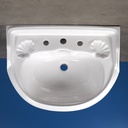 Sink in glazed ceramic by Heritage (W. 64,5 cm)