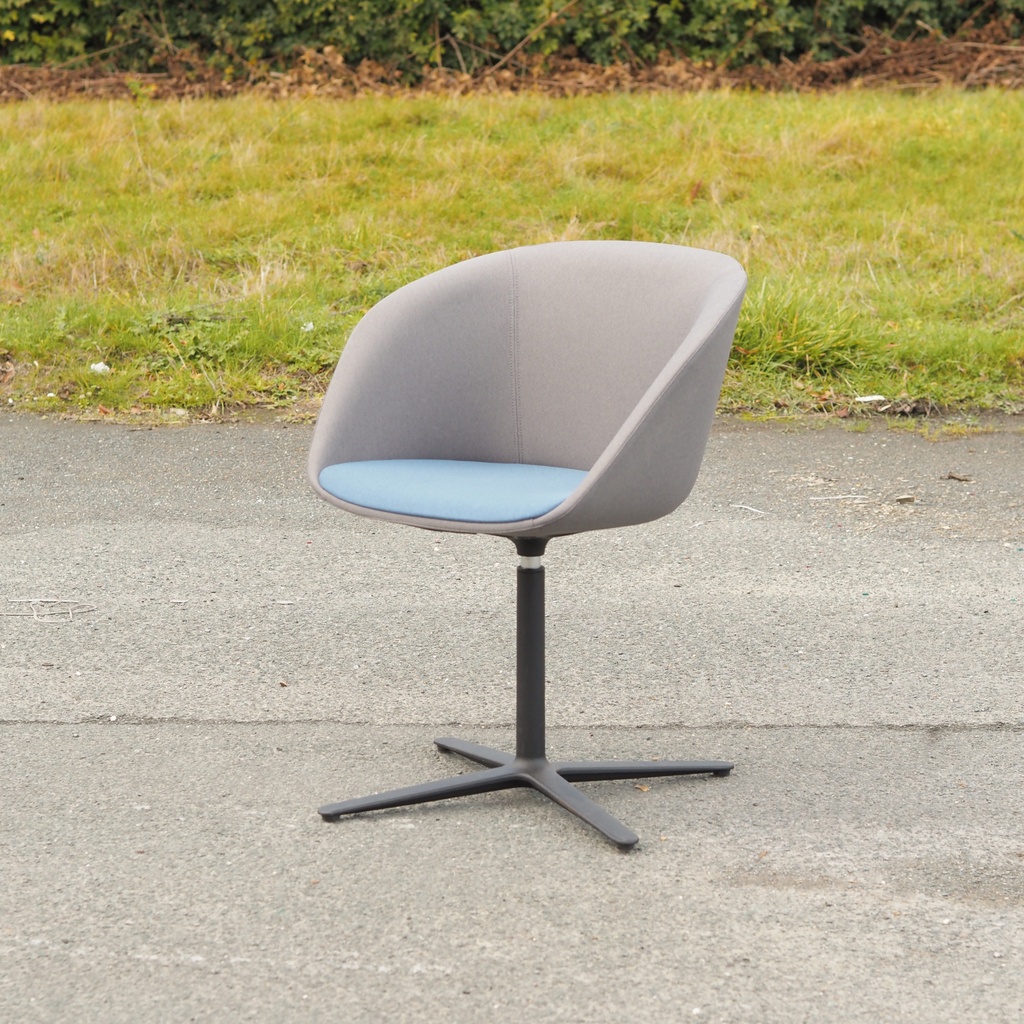 Swivel lounge armchair 'on spot cosy' by Sedus