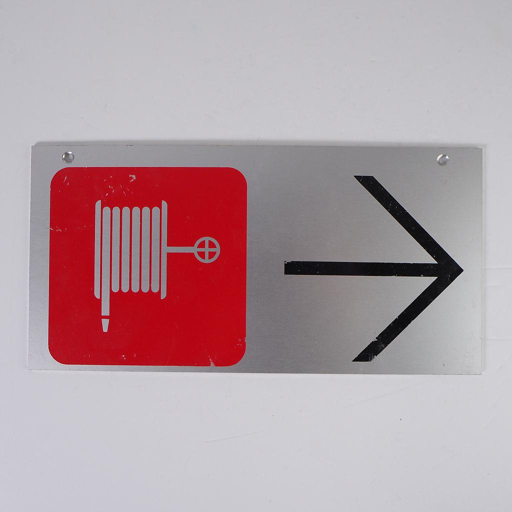 Signage in aluminum 'Fire Extinguisher'