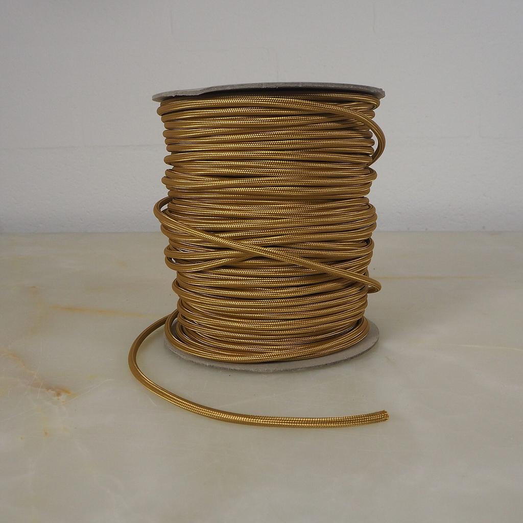 Electrical textile cable 3*0,75 (Gold)