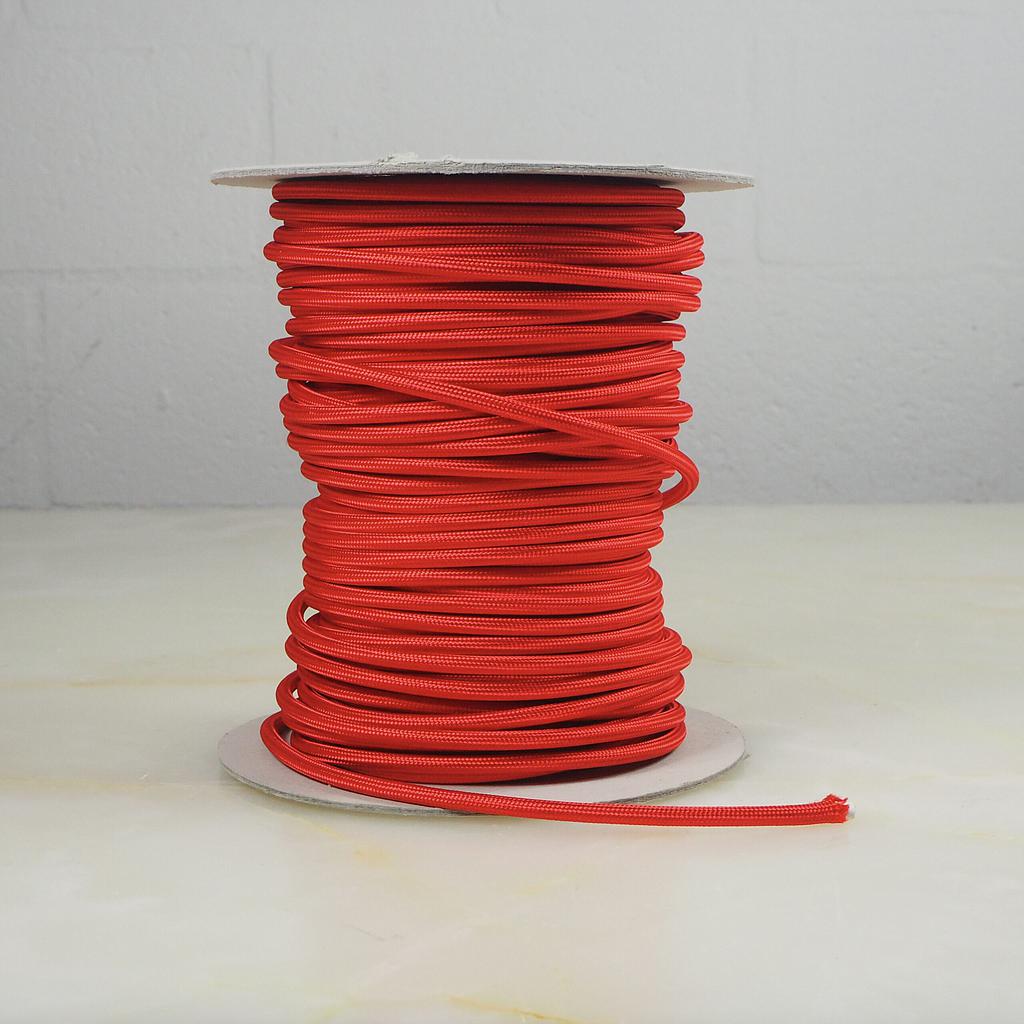 Electrical textile cable 3*0,75 (RED)
