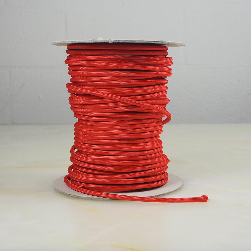 [998LIG005] Electrical textile cable 3*0,75 (RED)
