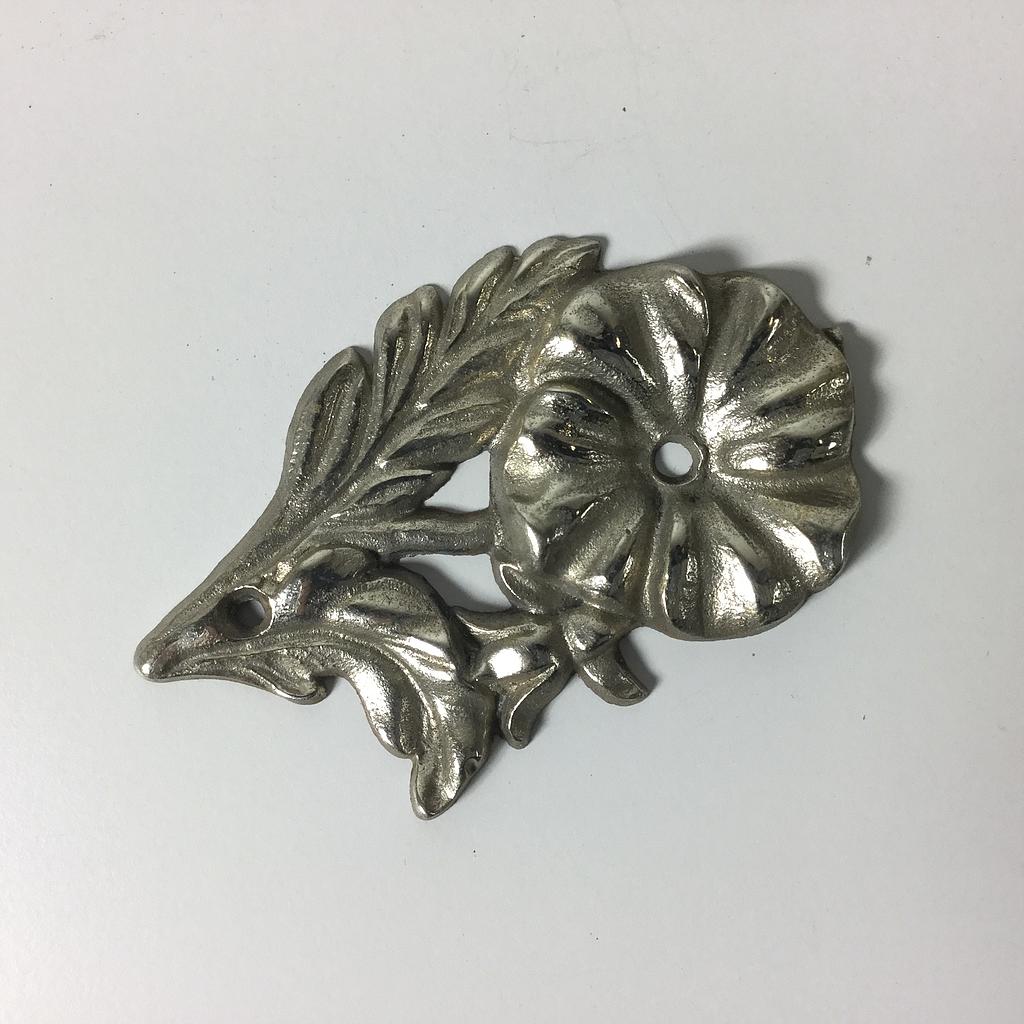 Decorative Flower in chromed metal