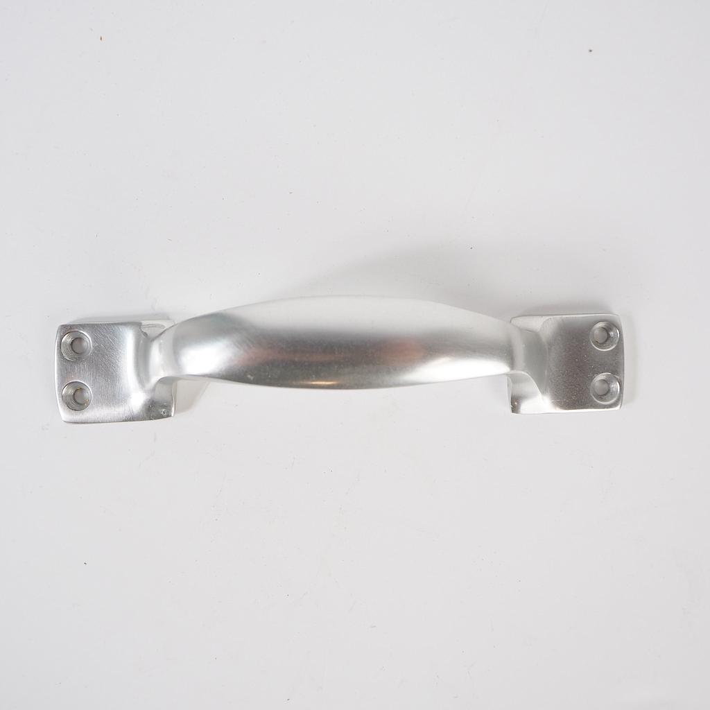 Polished aluminum cabinet handles