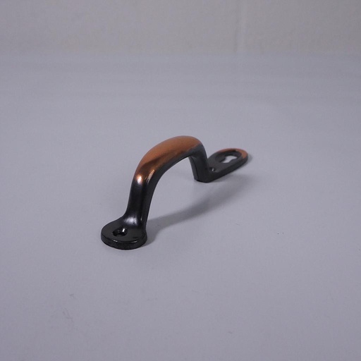 [103HAR364] Copper plated steel cabinet handle with key hole