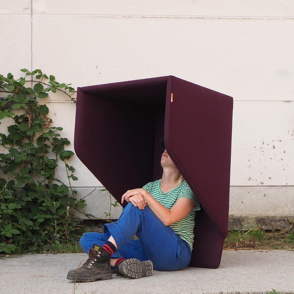 Phone booth 'Buzzihood' by Alain Gilles for BuzziSpace (ca. 2010)