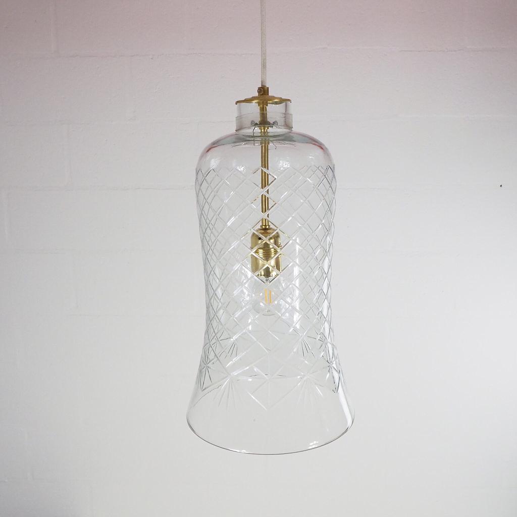 Hanging light with brass fittings 'Rosalia'