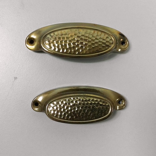Cabinet handle in brass