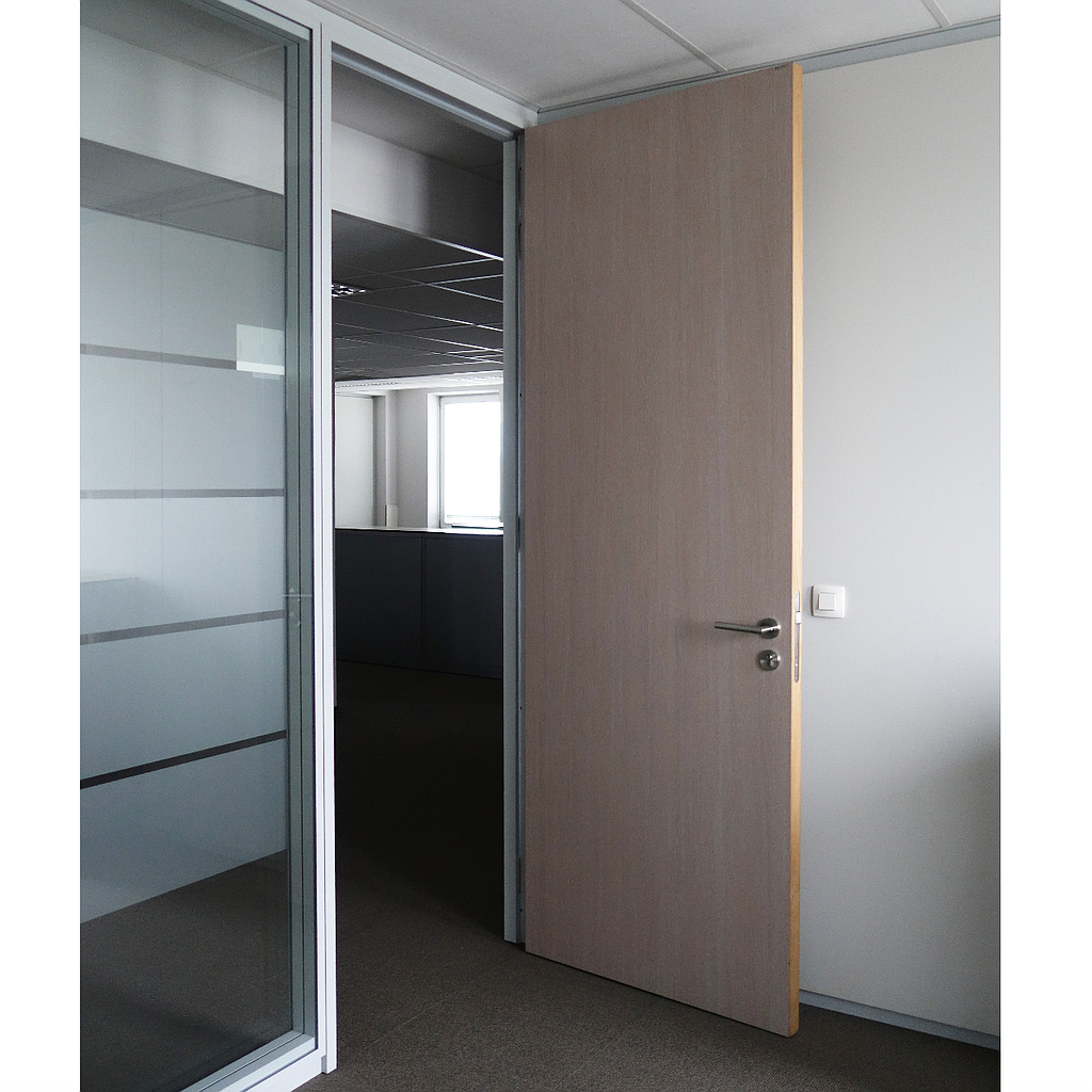 Doors for JB 2000 partitions by Beddeleem - H 243,5 cm - RAL 7035