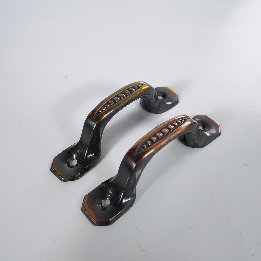 Pressed steel cabinet handle