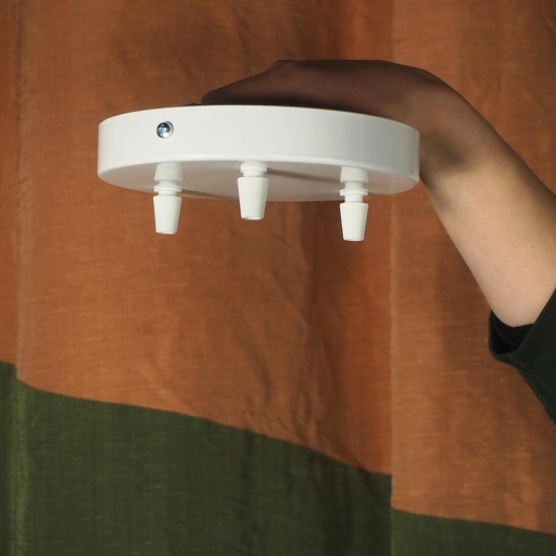 Ceiling cap - White (3 or 9 outputs) (New)