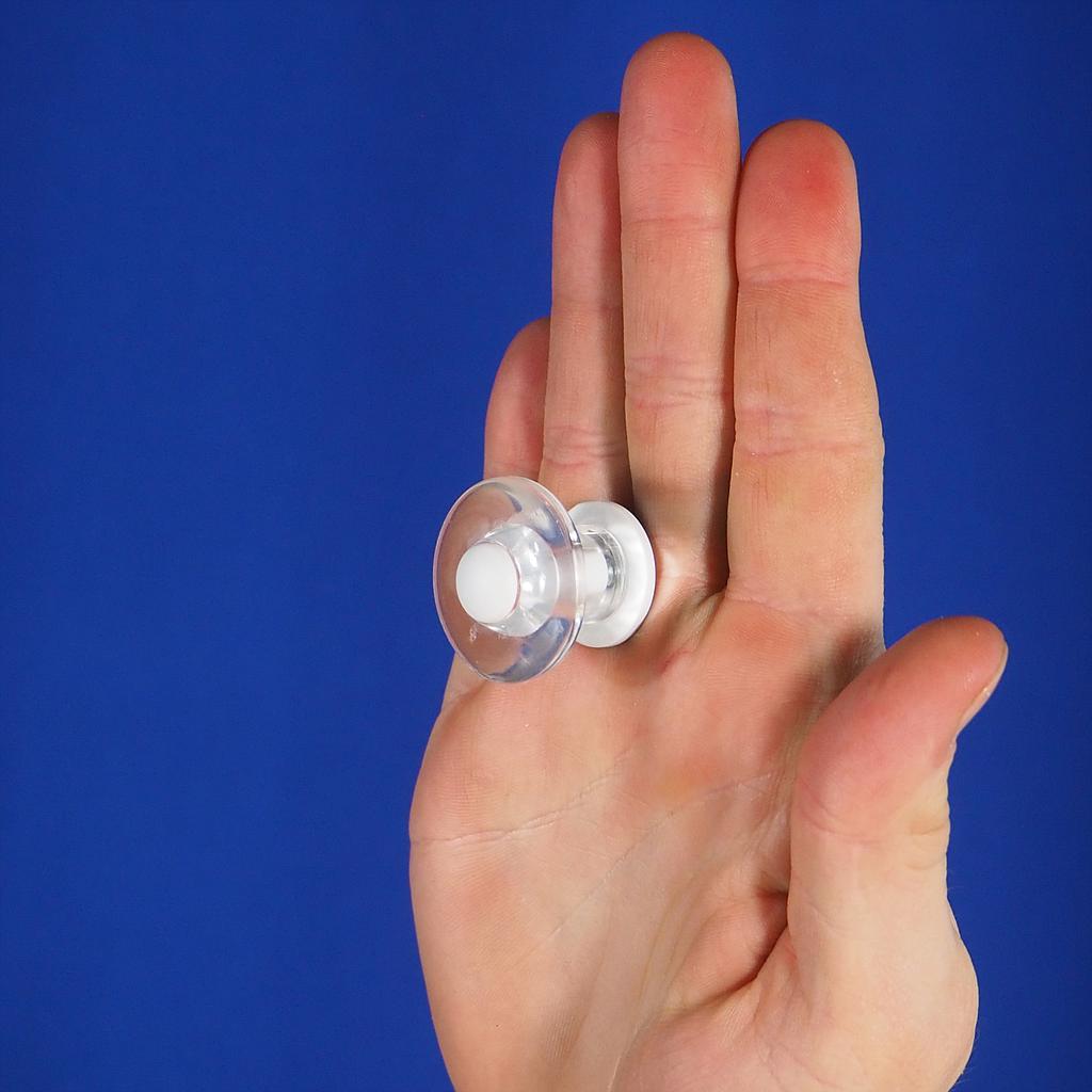 [999HAR308] Cabinet button in clear resin