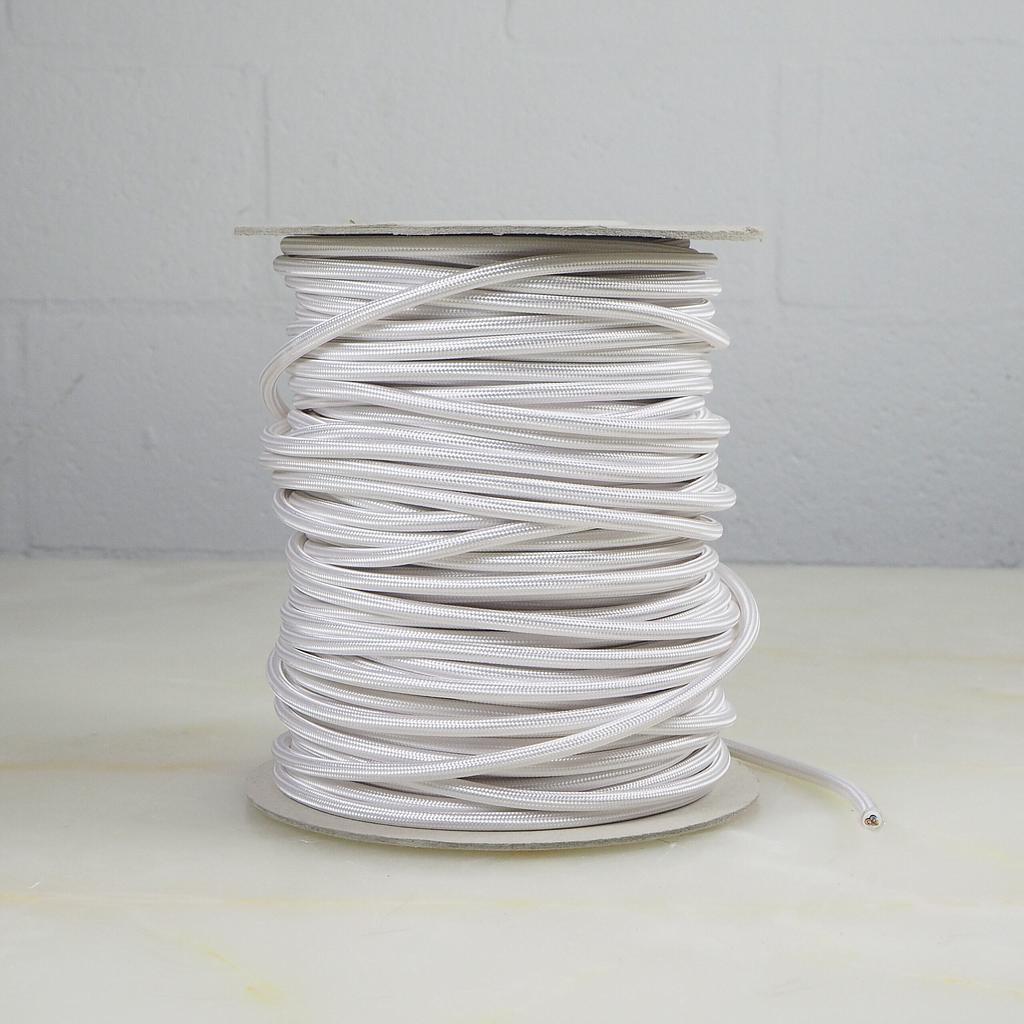 Textile cable (WHITE GLOSS) - 1,2 m included in the price