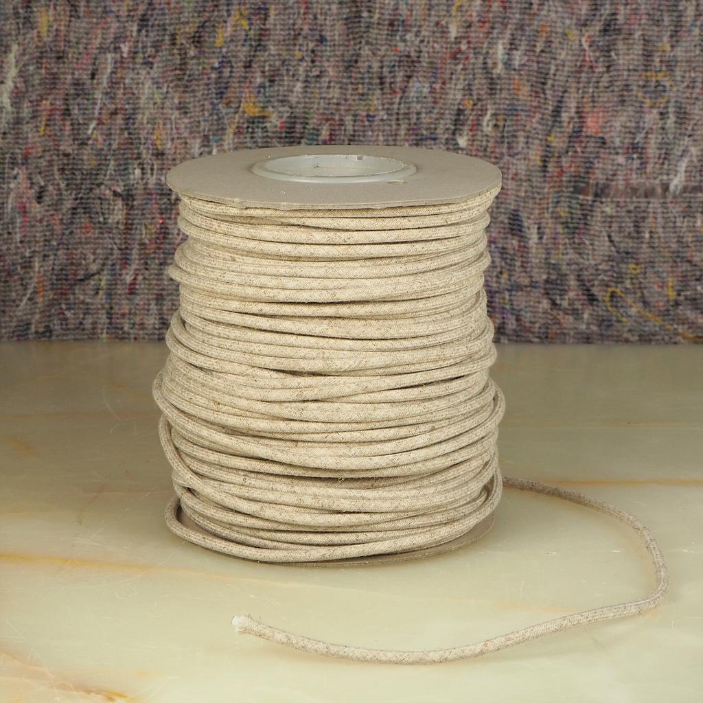 Linen textile cable - 1,2 m included in the price