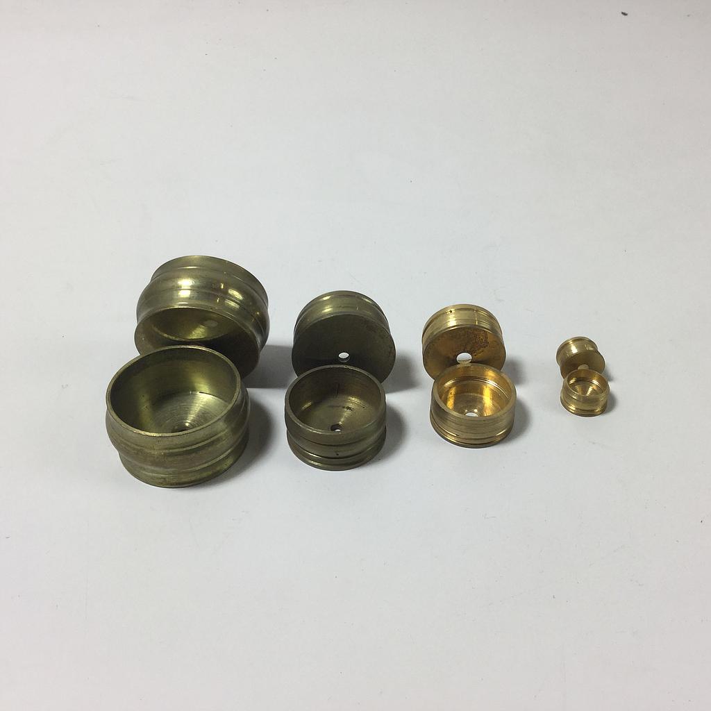 Brass Rod Bracket round wall mount sets