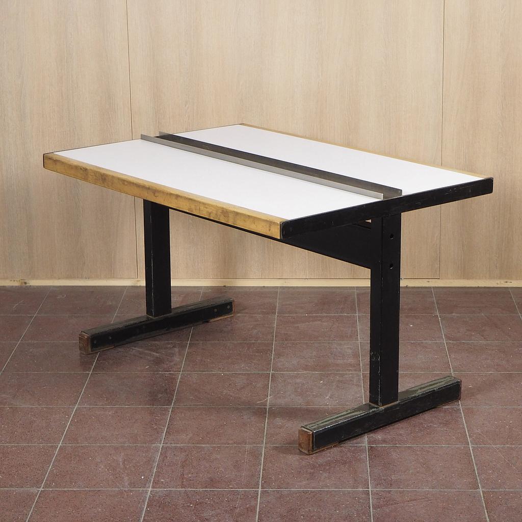 Cafeteria table by Christophe Gevers from the Générale de Banque (L. 180 or 120 cm)