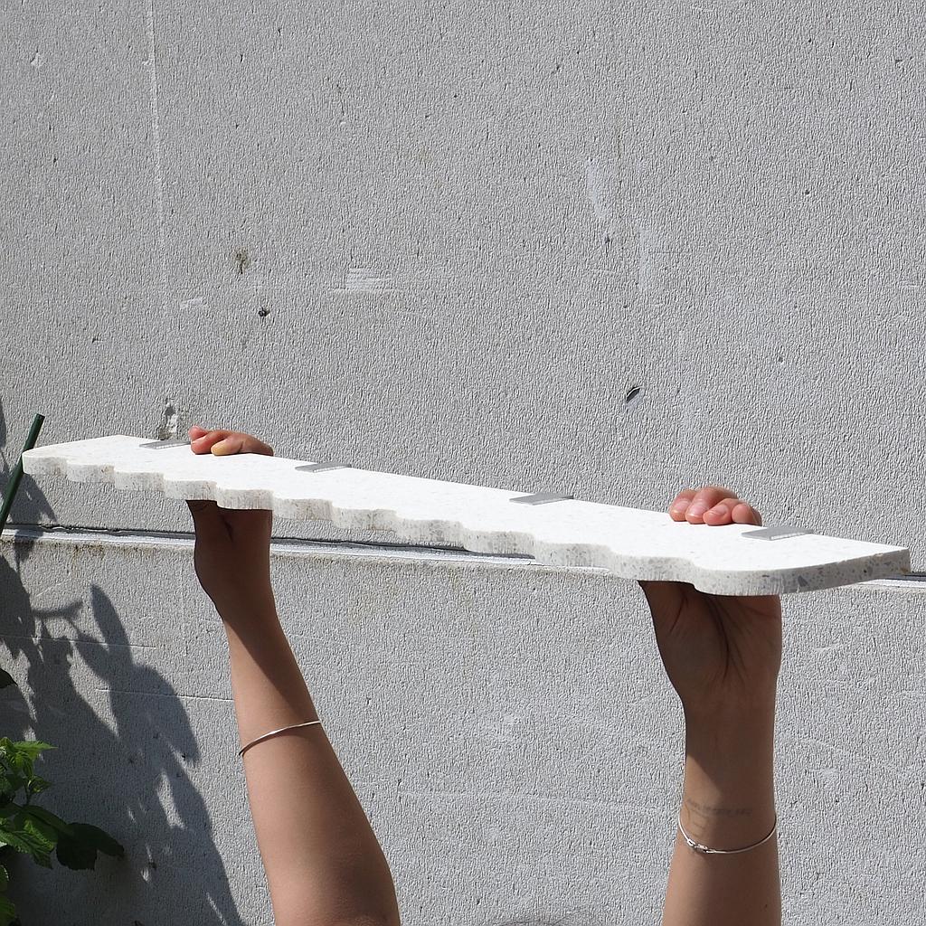 Shelf ‘Nuvola’ in terrazzo ‘Vetisol Cristo’ - Large