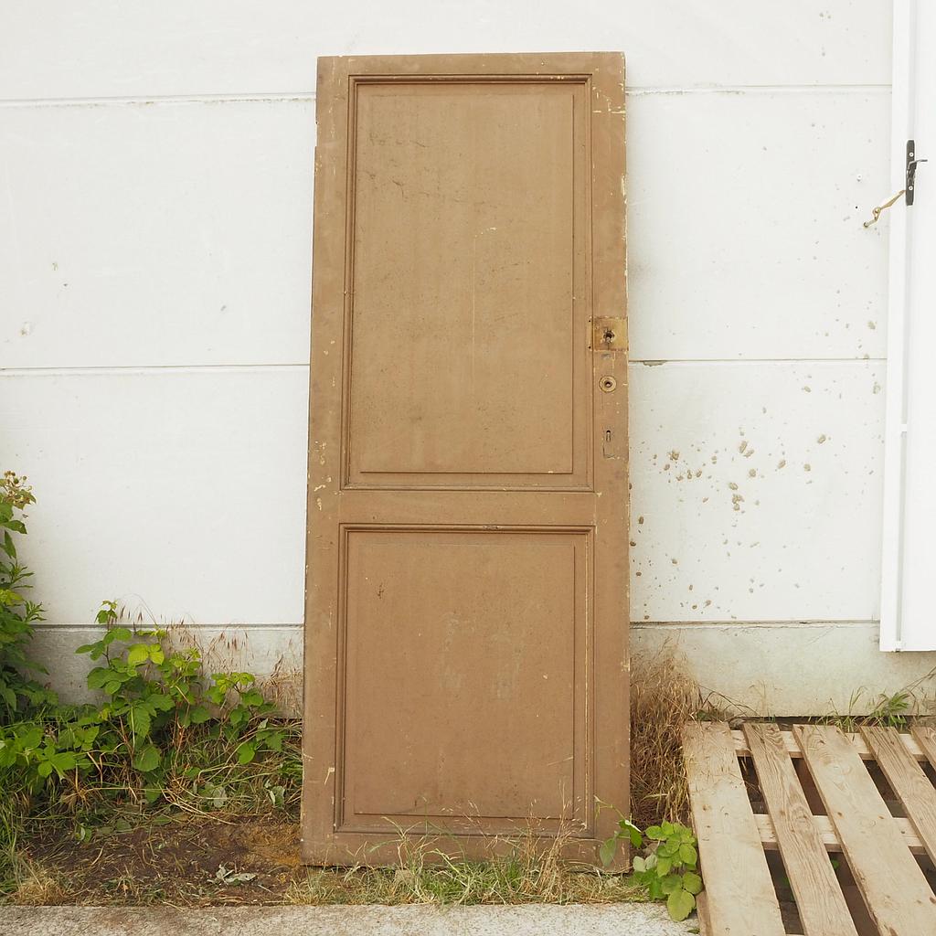 [189DOP025] Door in painted wood (W. 83,5 x H. 214,5 cm) - Right