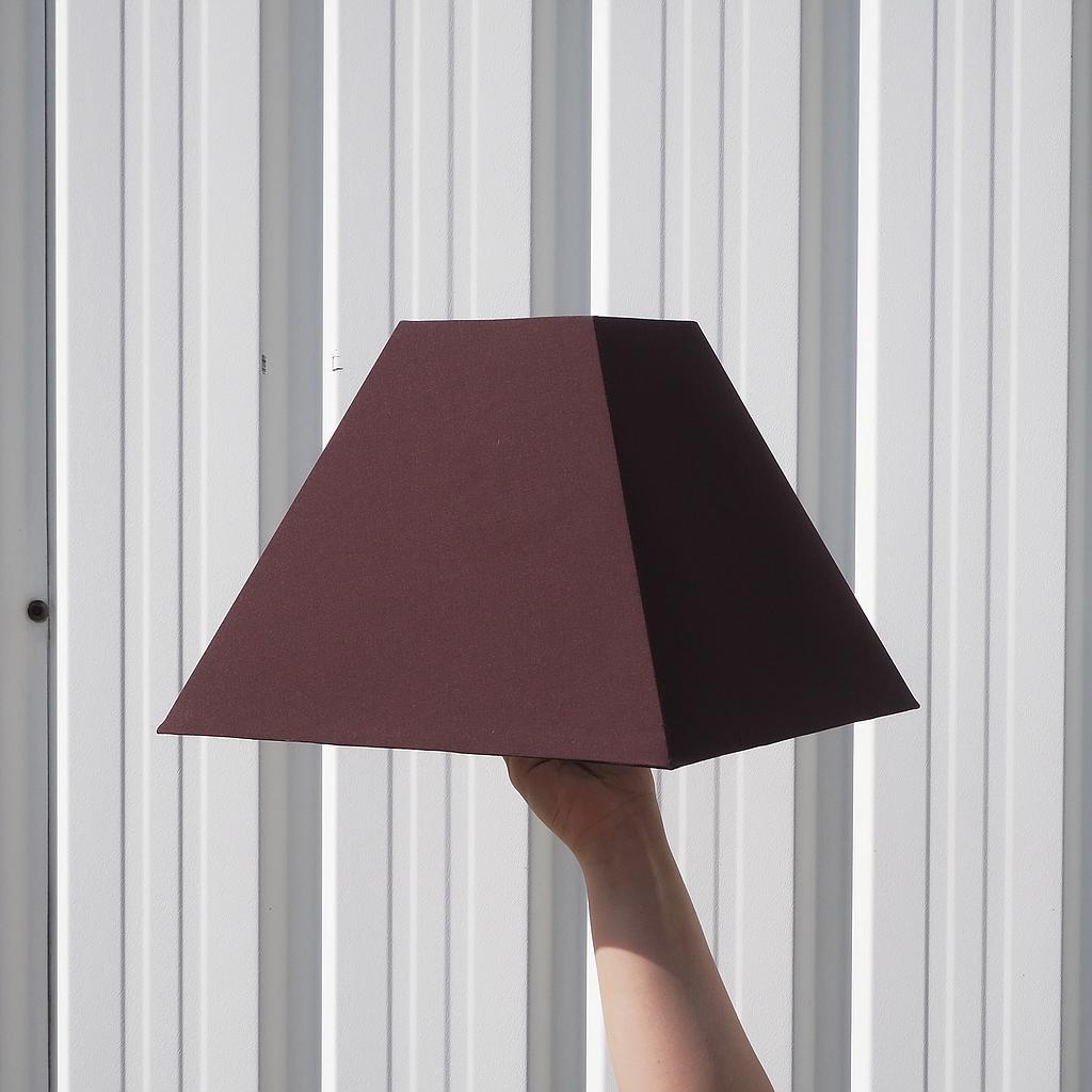 Pyramid lampshade - Brown