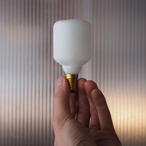 [8719699800007] Bulb - POPE LED E14 Cylinder Satin Opal 4W 250lm 2500K, Dimmable