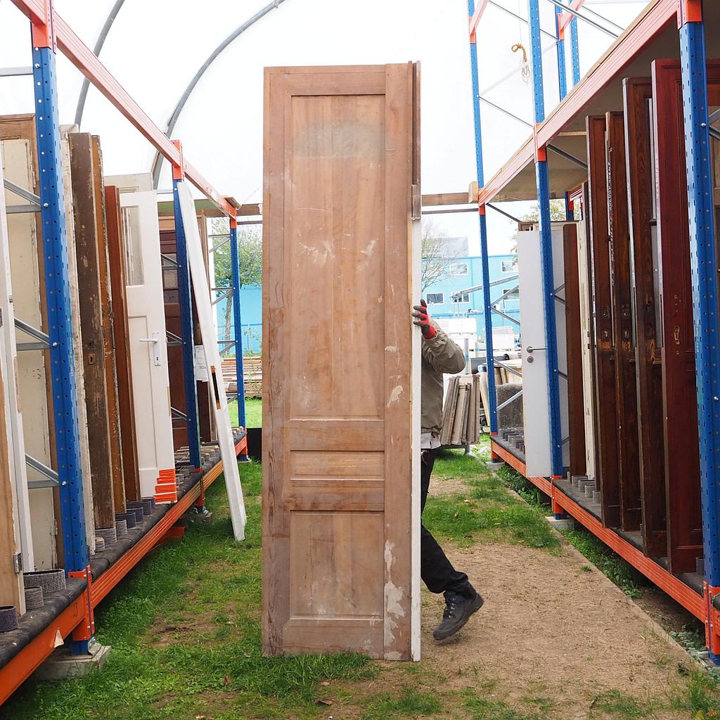 Solid wooden door (H. 271,5 cm x W. 73 cm) - Right