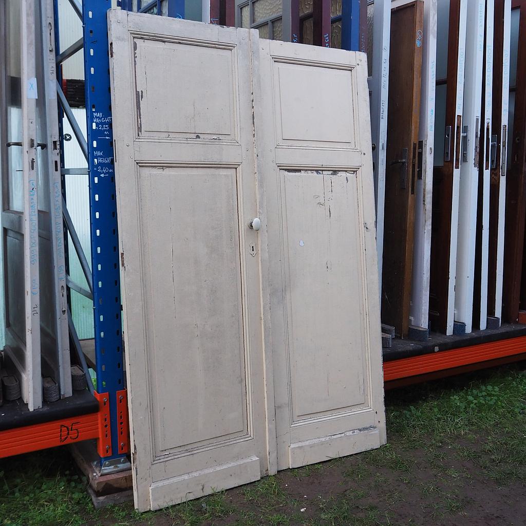 [999DOP902] Double door in painted wood (H. 217,5 x W. 141 cm) - Right