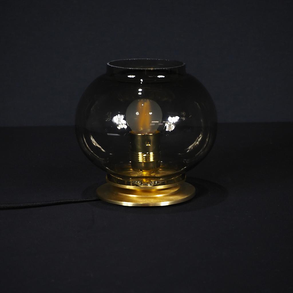 [122lig215] Night light 'Christelle' in brass and glass