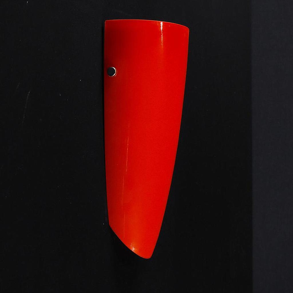 Wall light 'Naro' in glass tinted with a laminated opaline - Orange - (87271O)