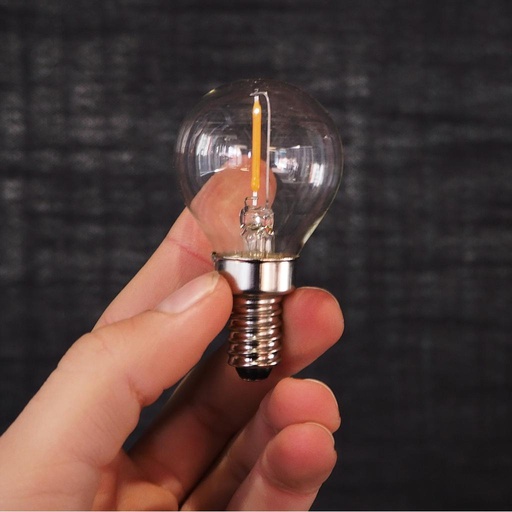 [8719699800076] Bulb - POPE LED E12 Bulb Clear 0.5W 2200K