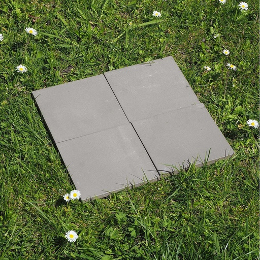 [999FLO169] Grey ceramic tiles by Royal Mosa (15 x 15 cm)