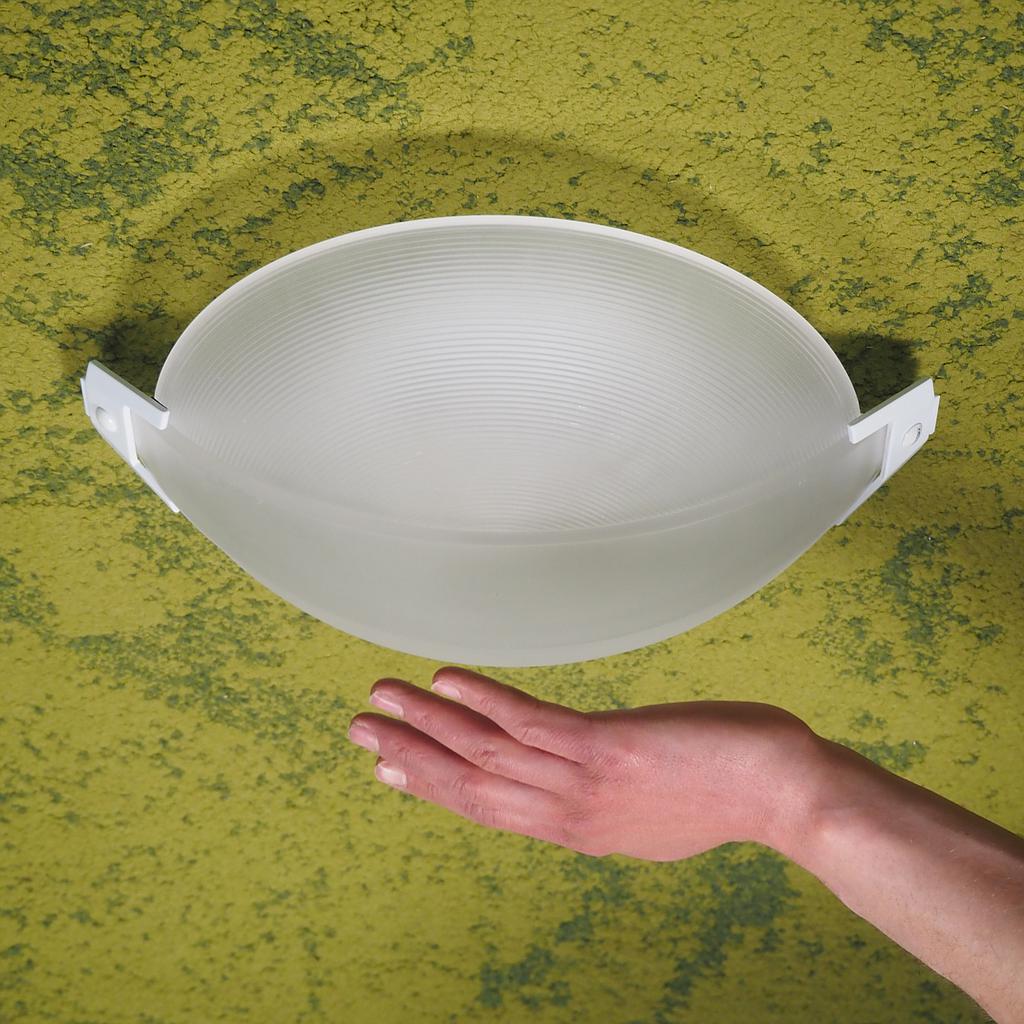 [206LIG597] Ceiling light 'Teseo' by Milan (⌀ 30 cm) - White