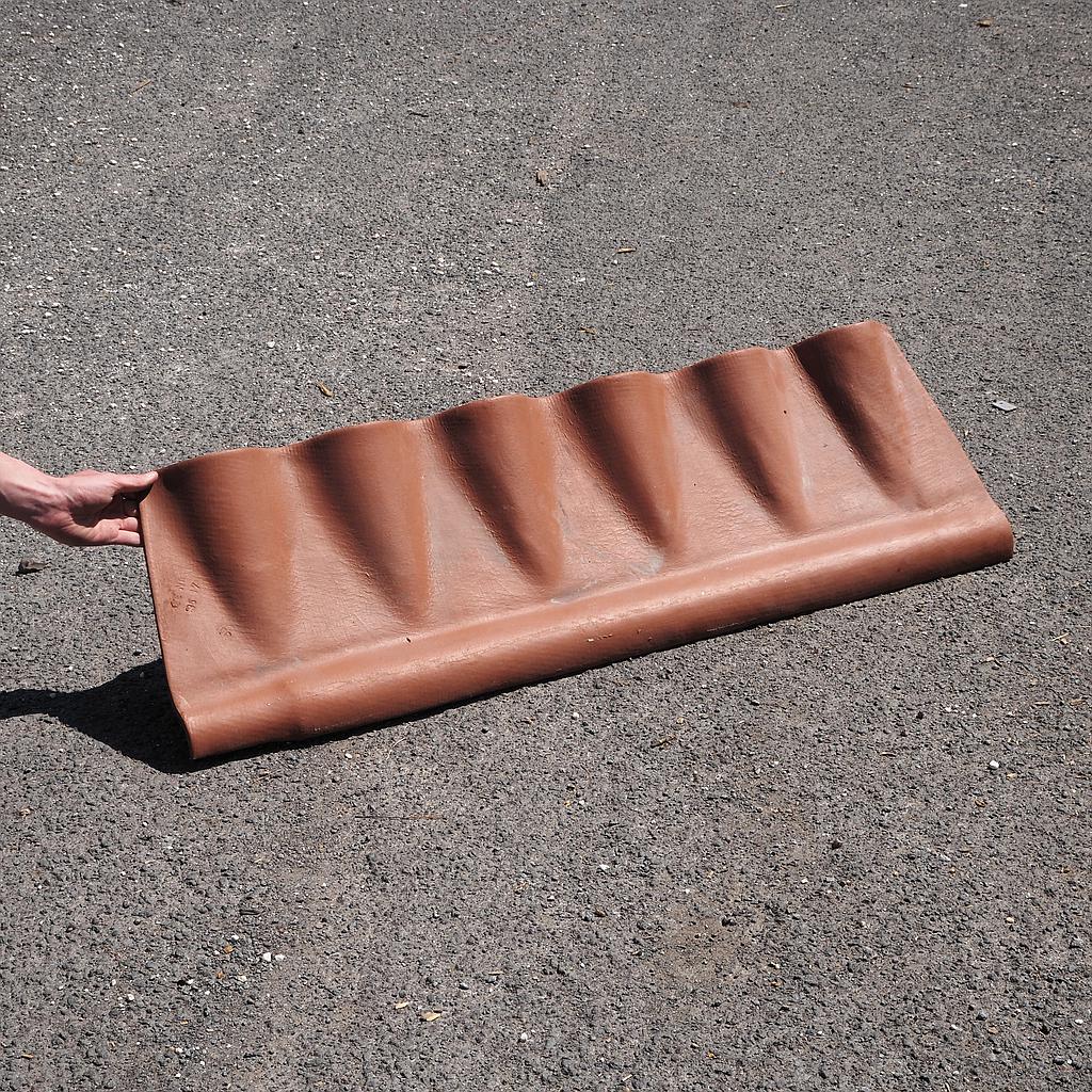[999WAL0023] Roofing tile 'Terracotta' in fibre cement
