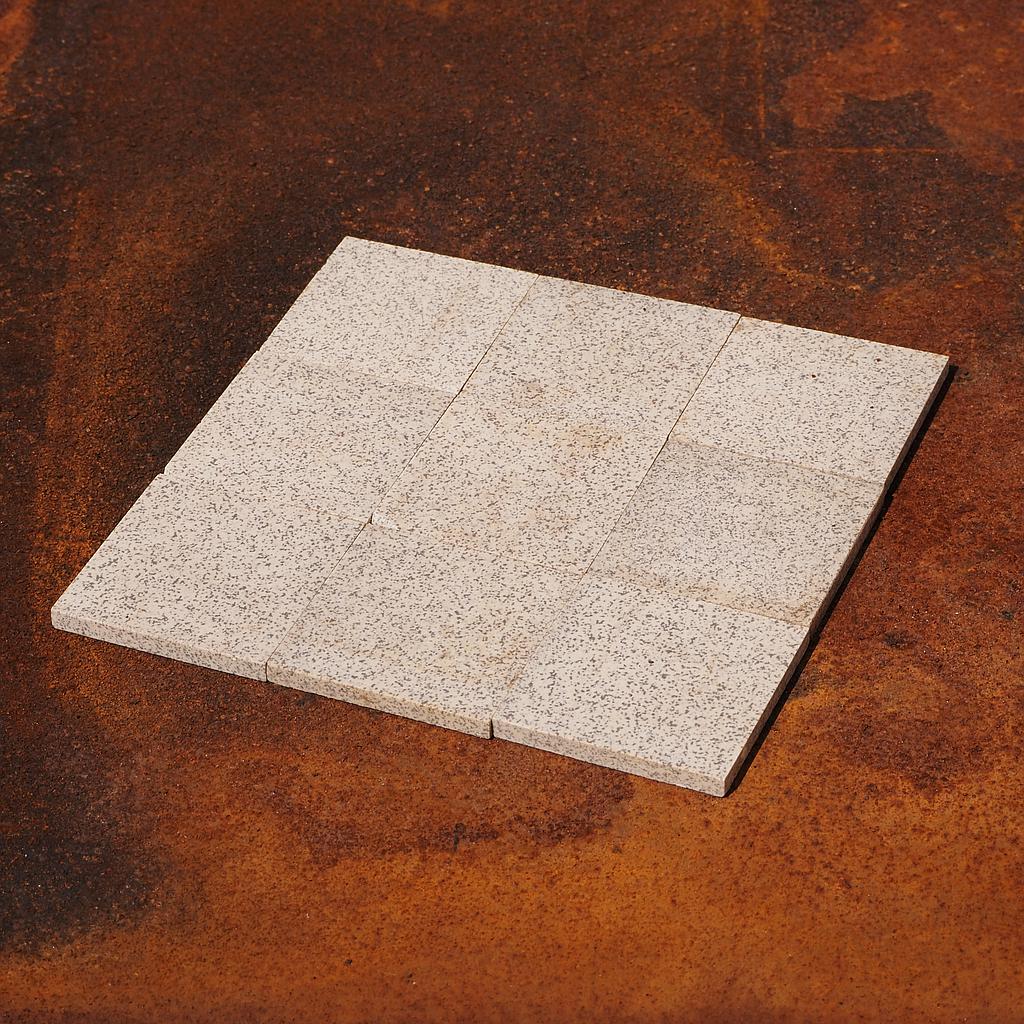 Batch of small speckled stoneware grey wall tiles by Simons (ca. 1980) (± 13m2)