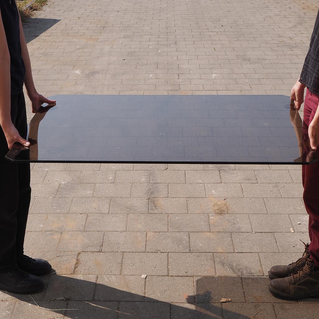 [999FUR1126] Coffee table top by GHYCZY (112 x 82 cm) - Smoked