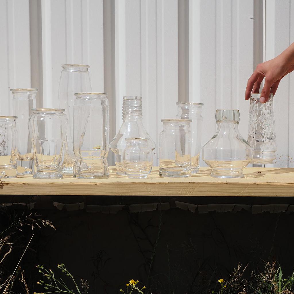 [181OBJ005] Glass pieces from Durobor factory - Only available in our physical shop