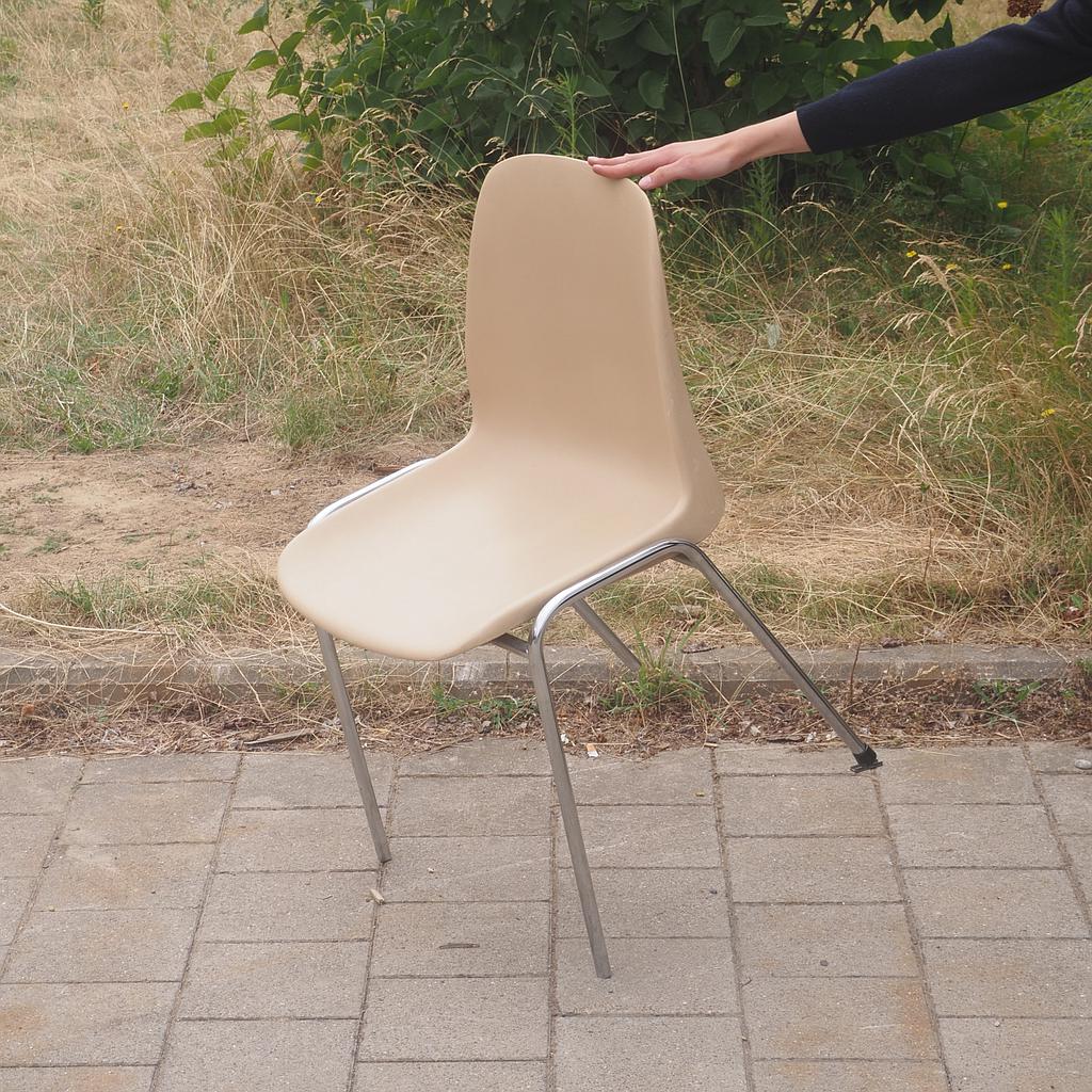 Stackable chair 'Selena' by Dipiplast