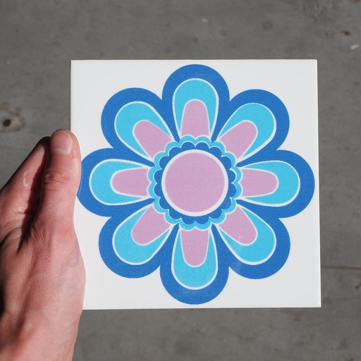 [957CLA003X] Wall tile by Villeroy & Boch (ca. 1970) - Blue