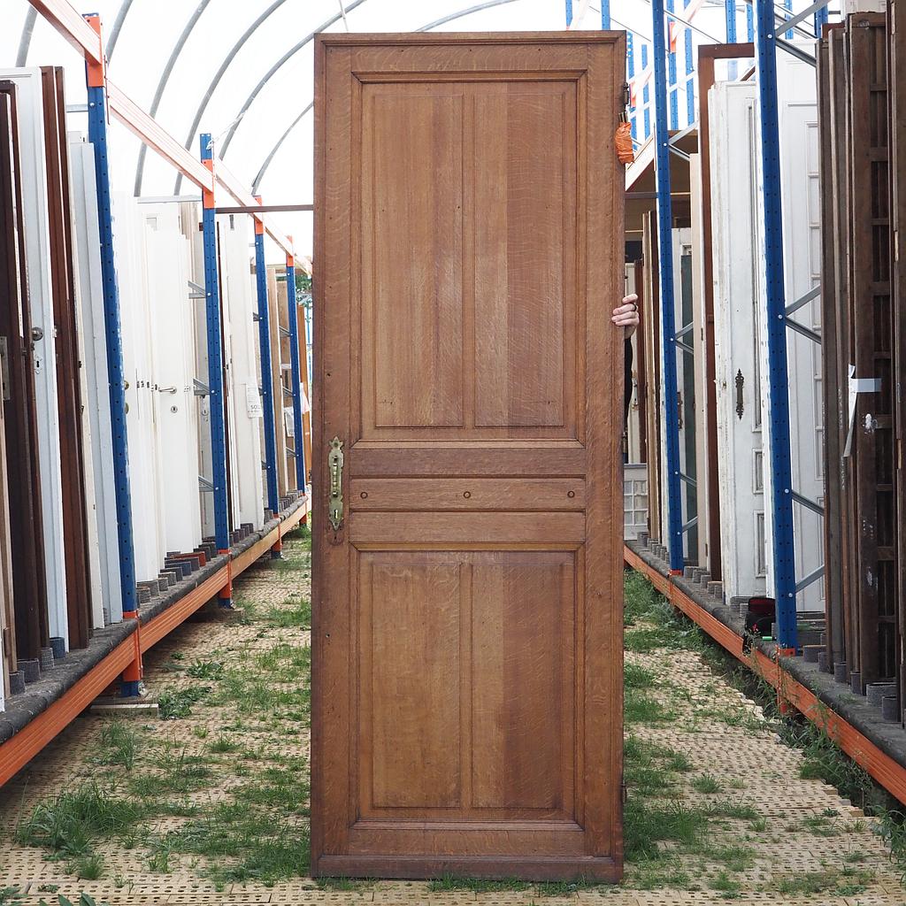 Door in solid wood from Maison Vanderborght (H. 246 x W. 90,5 cm) - Left