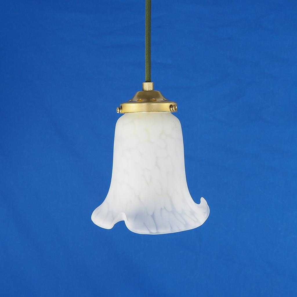 Hanging light 'Emile' in frosted glass