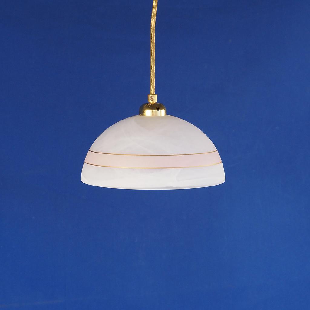 Hanging light 'Iliona' in frosted glass