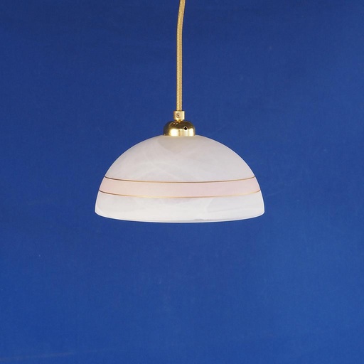 [999LIG1150] Hanging light 'Iliona' in frosted glass