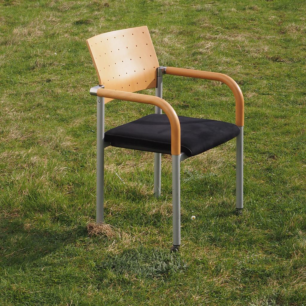 [930FUR939] Stackable armchair 'Aluform_3' by Arge2 for Wiesner Hager