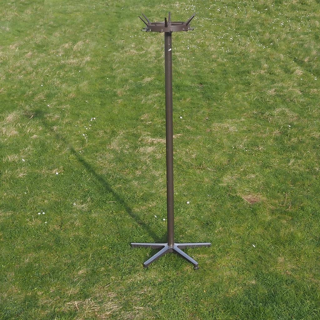 Coat rack with chromed legs by Drisag (ca. 1980) - H. 174,5 cm
