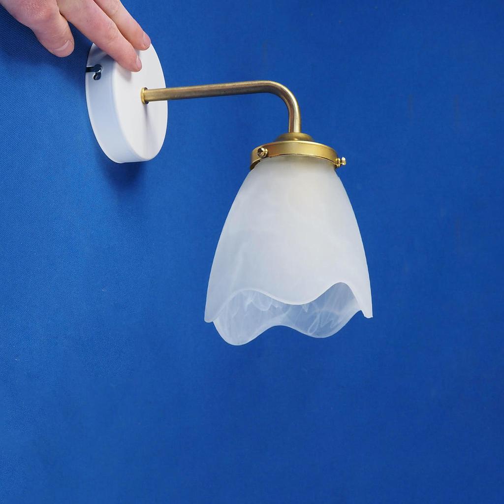 [999LIG864] Wall light 'Babette' in frosted glass