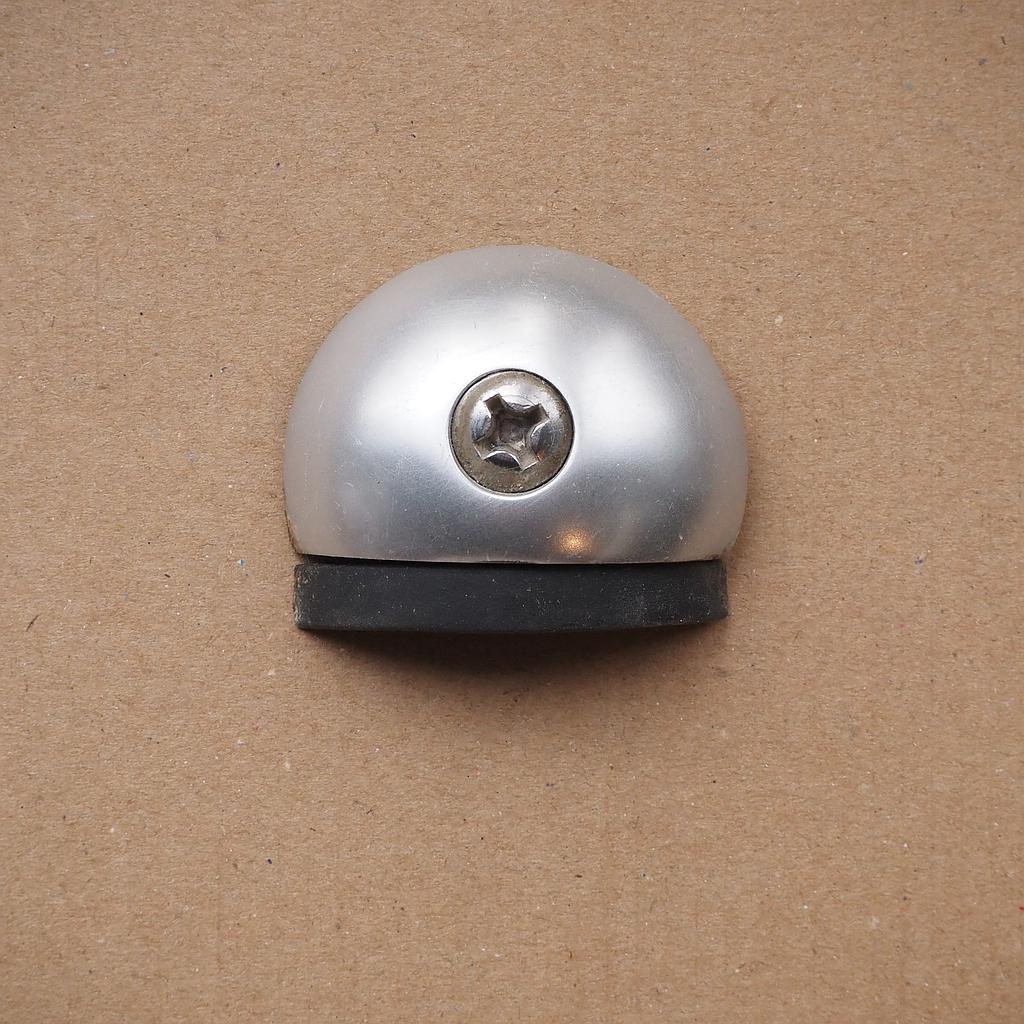 Door stop in stainless steel