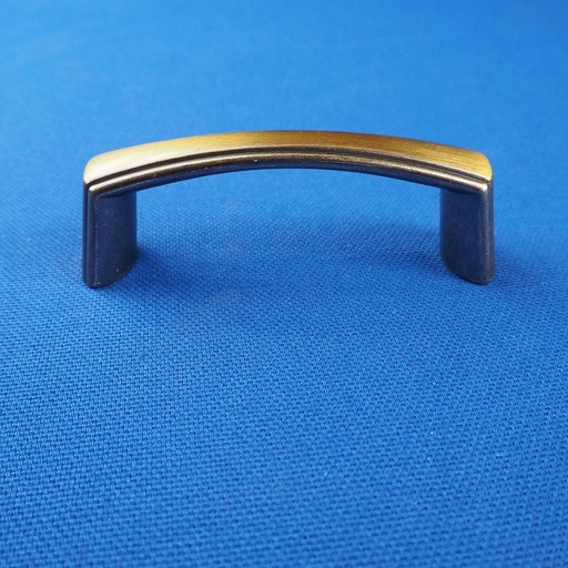 [999HAR1044] Cabinet handle in copper plated zamac by Metafranc (7,5 cm)