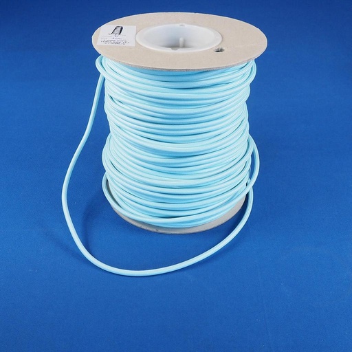 [998LIG609] Electrical textile cable 3*0,75 (LIGHT BLUE)