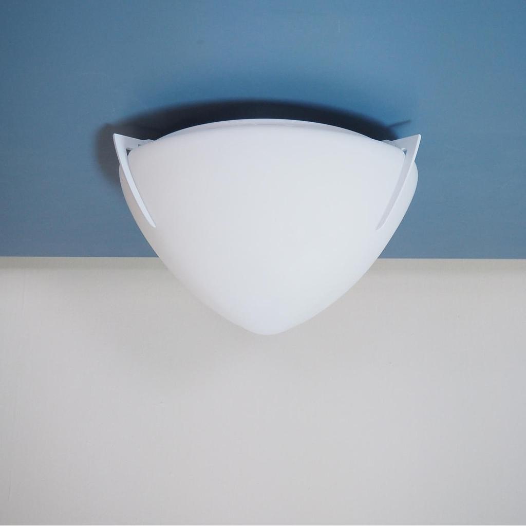 [206LIG803] Ceiling light 'MI5650' by Milan - White (W. 34 cm)