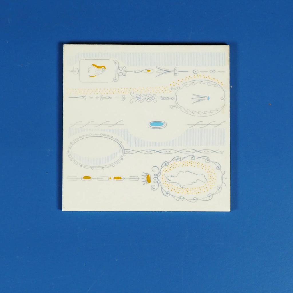 [999CLA893] Wall ceramic tiles by Richard Ginori (15,3 x 15,3 cm) - Sold per tile