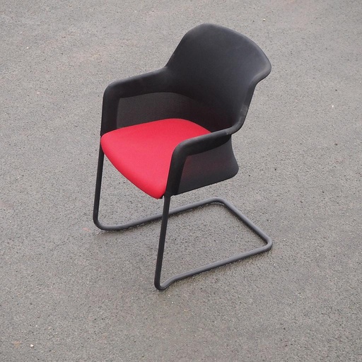 [901FUR1048] Stackable armchair '434' by Greutmann Bolzern for Giroflex in mesh fabric